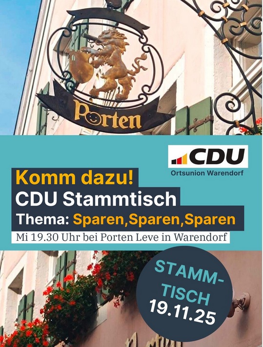 Stammtisch bei Porten am 19.11.25