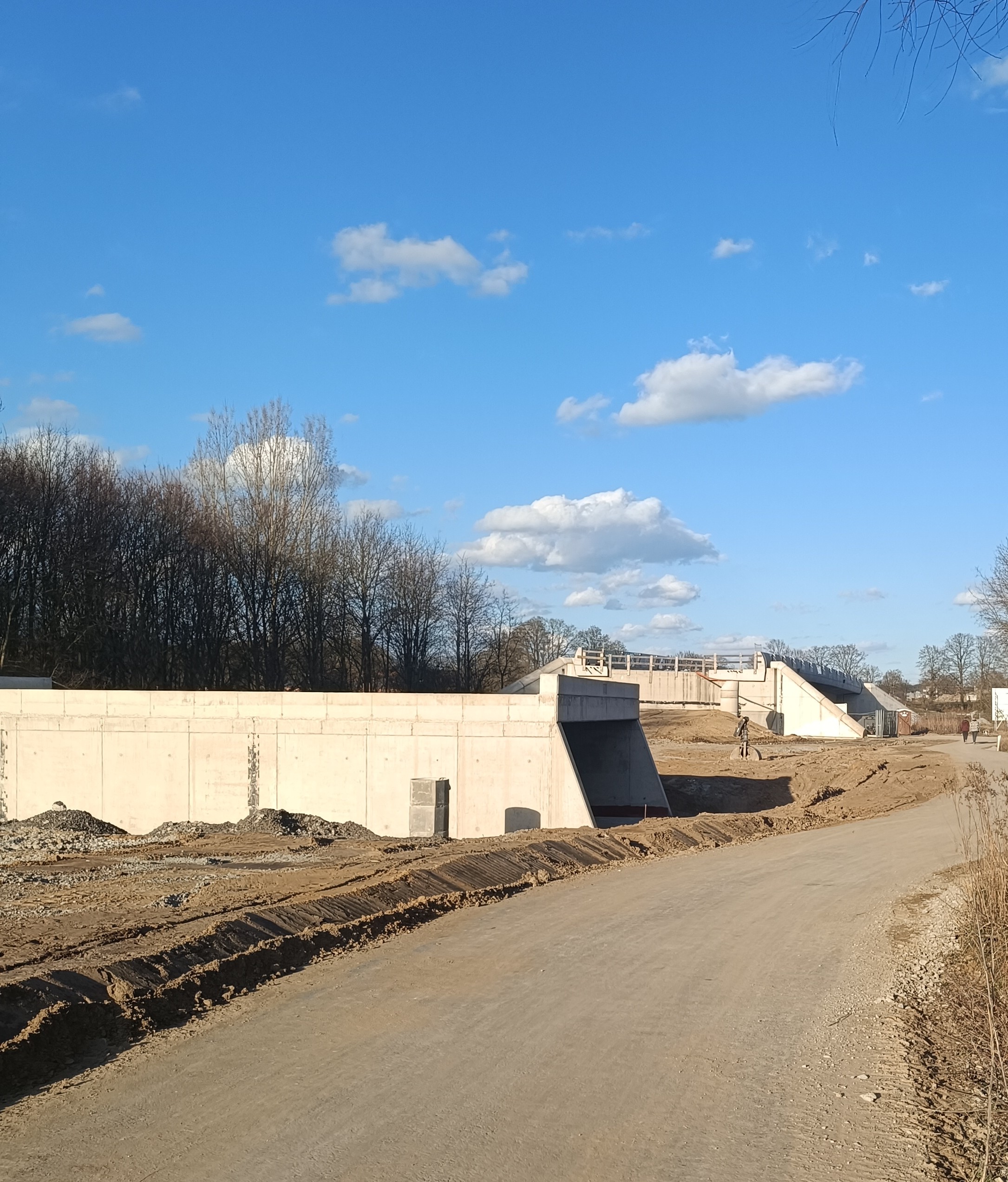 Verlauf der geplanten Stadtstra�e �ber das 